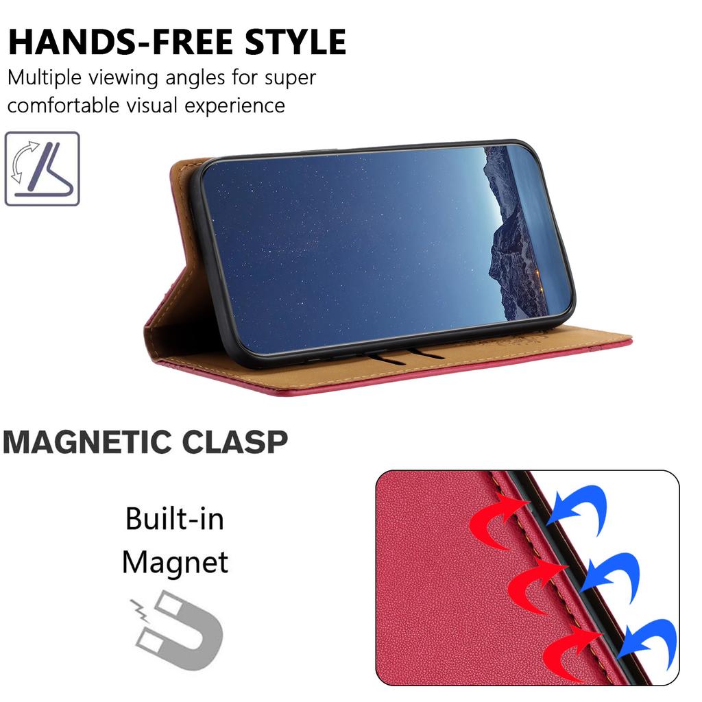 For Samsung Galaxy S25 Edge Case L-Shaped Grid Pattern Leather Stand Phone Cover with Card Slots