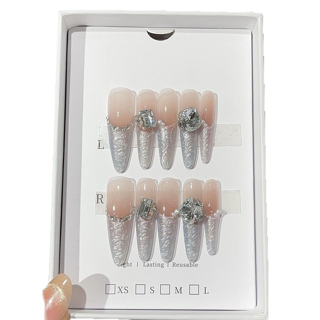 Pure Desire, Cool Aurora Pearl Thread French Light Luxury K9 Drill Wearable Armor