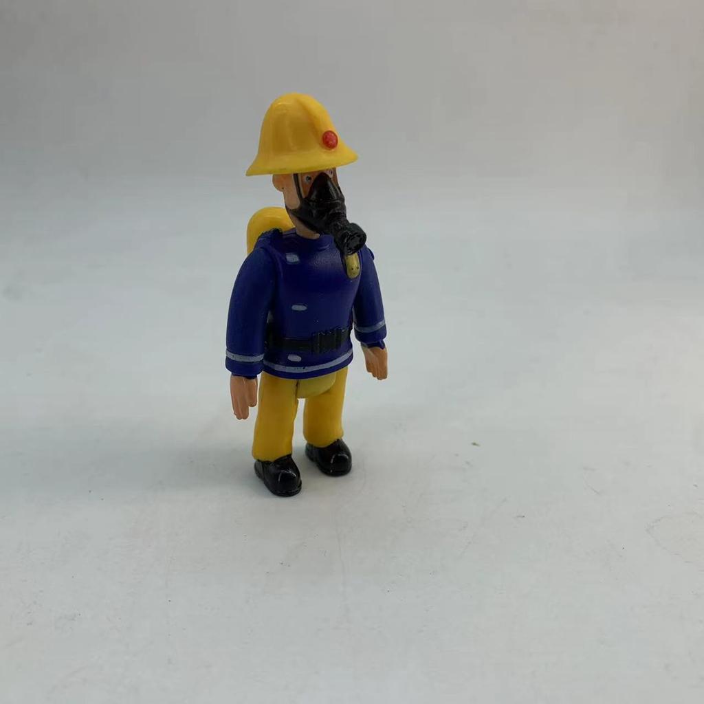 1Pcs Fireman Sam Character Colletion Model Figures Cartoon Joint Movable Firewoman Male Female Action Figuras Playthings Designed for Children