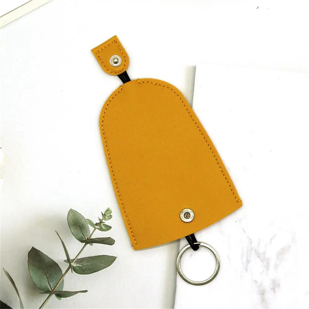 Portable Waterproof Car Key Bag Auto Universal Solid Color PU Leather Case Zipper Multi-function Coin Purse Key Protective Cover