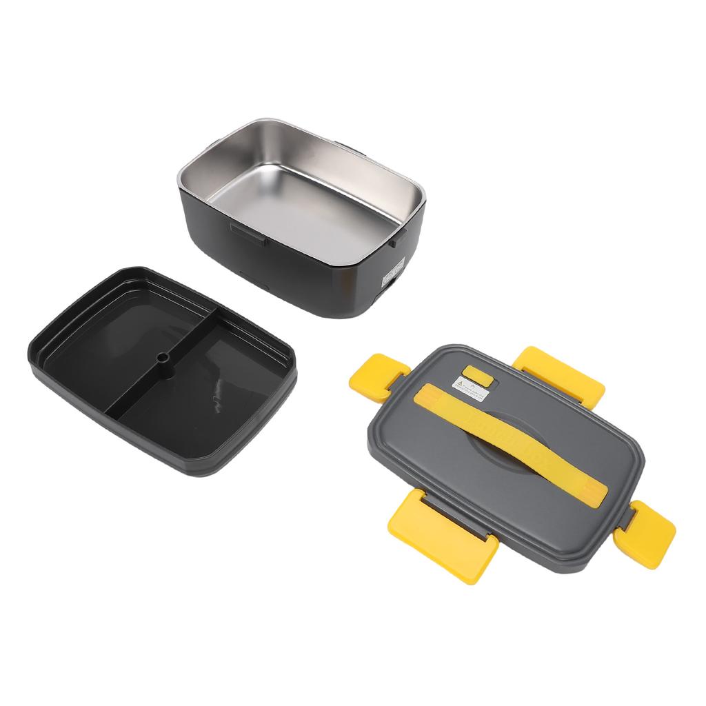 Electric Lunch Box 3L Double Layer SUS304 Liner Dishwasher Safe Portable Food Warmer for Home Car Office Travel Cooking