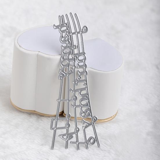 С Днем Рождения Музыкальные Ноты Вырубные Штампы Из Углеродистой Стали Трафареты Для Скрапбукинга