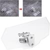 Motorcycle Windshield Clear Scooter Windscreen Scratch Wind Deflectors Universal Adjustable Universal Fit for Most Motorcycles