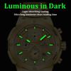 Man Quartz Watch Luxury Luminous Chronograph Wristwatch Stainless Steel Waterproof Men Date Calendar Clock