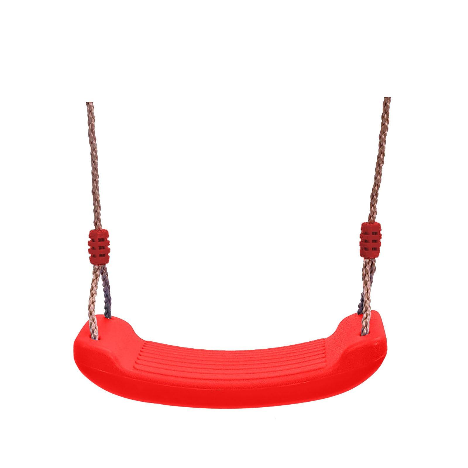 

Пластиковые качели, эластичная поворотная доска, нескользящее сиденье для подростковых качелей с регулировкой высоты красный