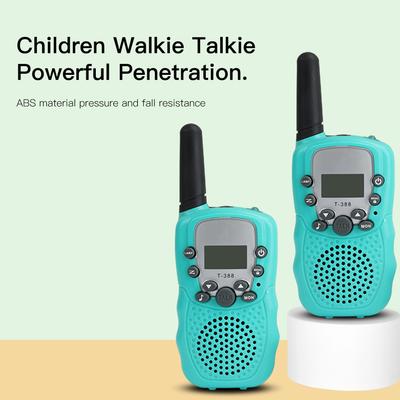 Walkie-talkie portátil de mano para niños, radios bidireccionales de 3 km de largo alcance, educativo e interactivo.