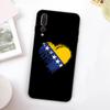 Bosna i Hercegovina Heart For Huawei Nova Y73 Y72 Y90 Y70 Y60 Y91 Y61 12s 12i 11i 8i 9 10 SE P60 P30 Pro P40 Lite Case