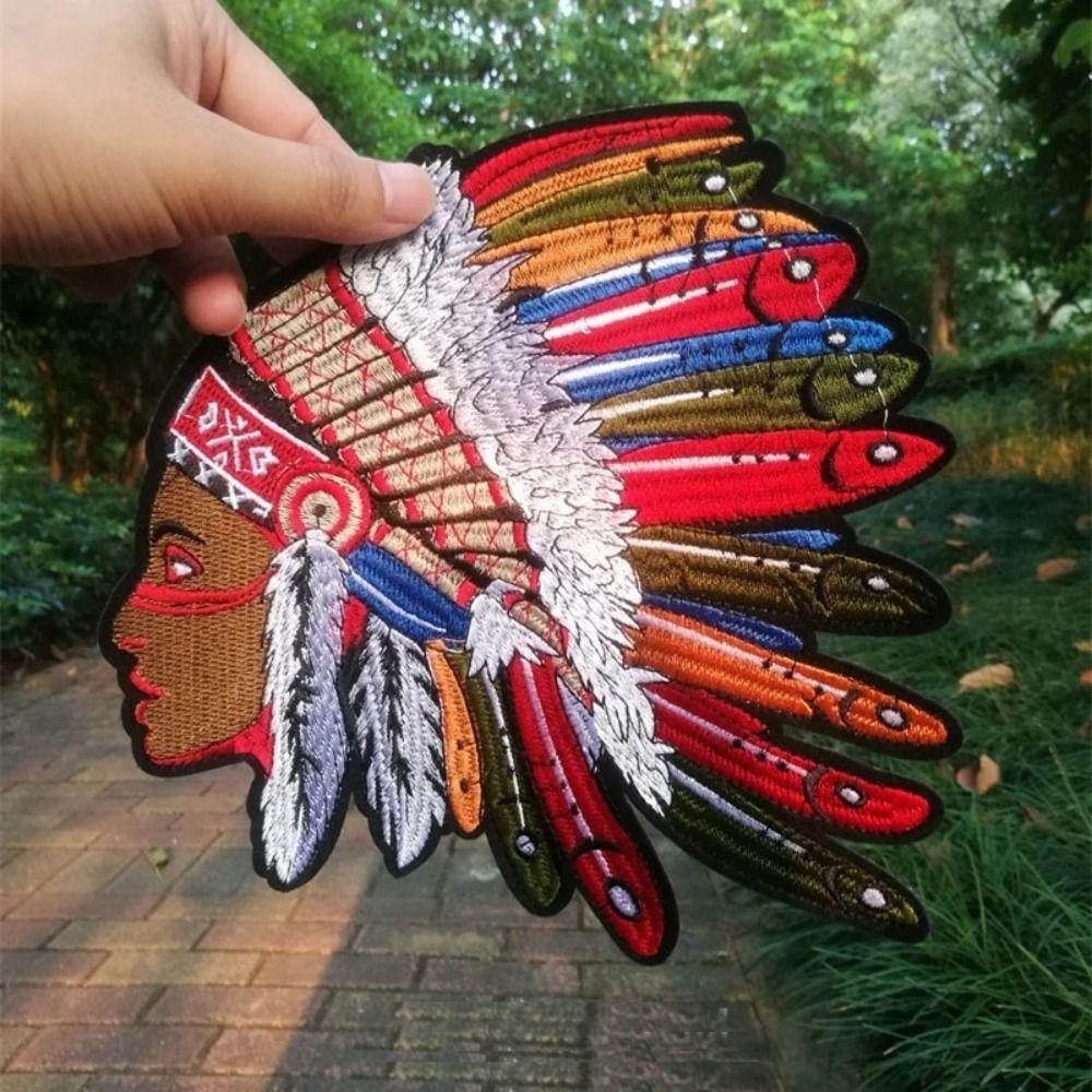 Ethnic Style Appliques Punk Clothes Sticker Jacket Indian Cloth Patches  Sewing
