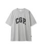 CGP Cgp Arch Logo Extra Oversized Short Sleeve T-Shirt - Dark Grey