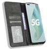 For Honor Magic5 Pro 5G PU Leather Wallet Retro Phone Case Magnetic Absorption Flip Stand Cover