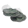 Tortoise Climbing Platform Resin Lifelike Aquarium Rock Ornament Reptile Basking Dock with Suction