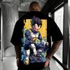 New Dragon Ball Anime Goku Roundneck Shortsleeved 2026 Bandai Summer Mens Sports Loose and Breathable Cotton Tshirt