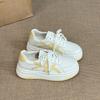 Korean version of thick-soled casual versatile little white shoes for women's 2025 summer new thick-soled heightened and lightweight sports shoes