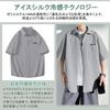 [FUZHIHUA] Shirt Men's Summer Clothes Short Sleeve Half Sleeve Big Size Relaxing Ice Silk Cool Feeling Cool Business Casual Simple Fashionable