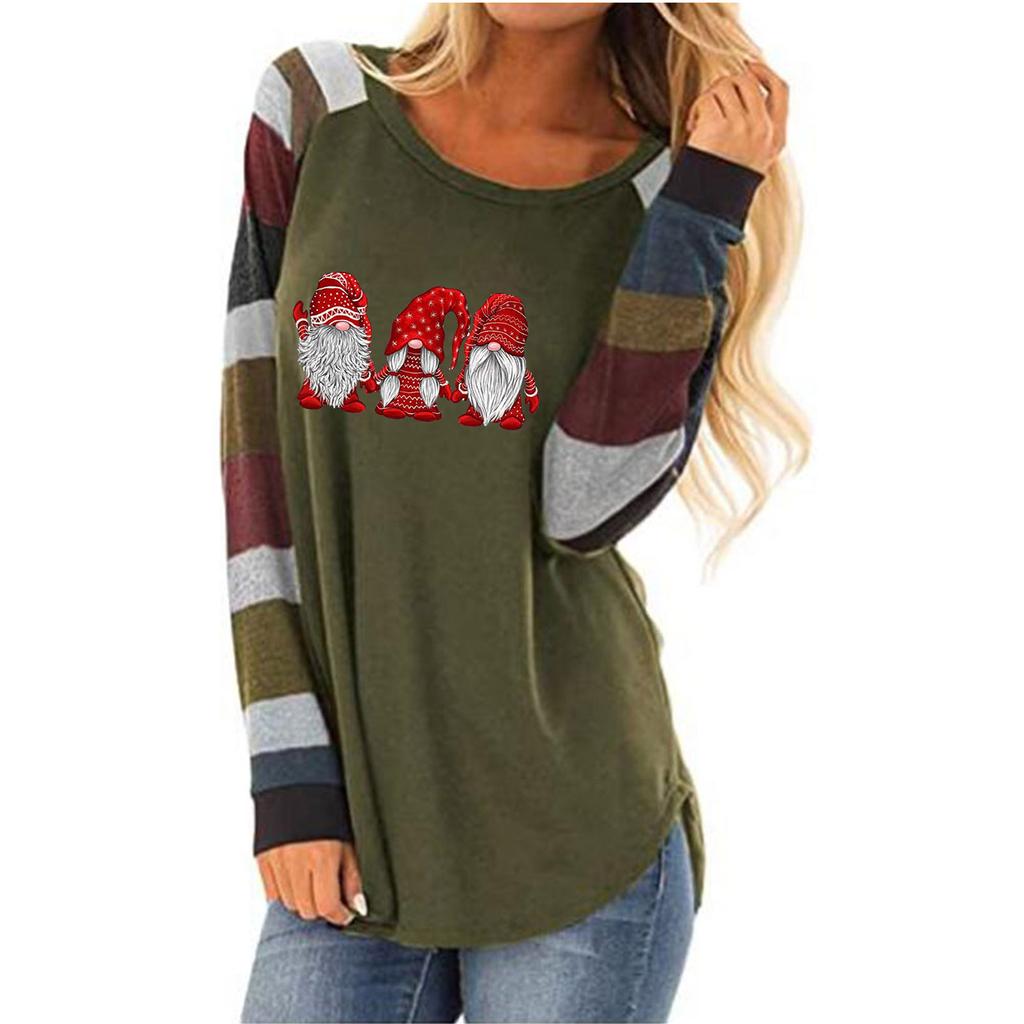 Goedkope Women Christmas Long Sleeve T 