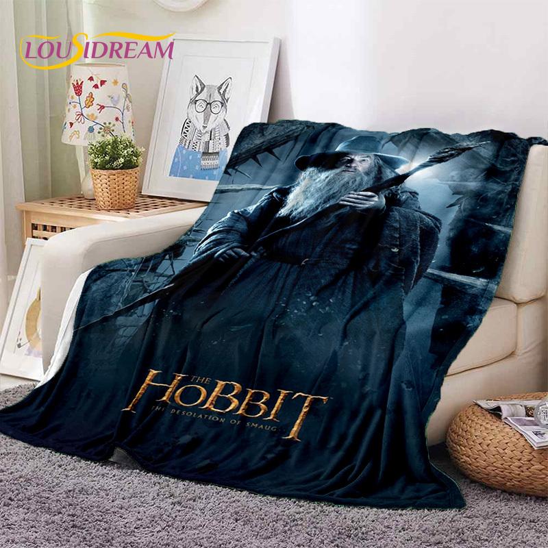L-Lord of The Rings H-Hobbit Movie Soft Blankets,Keep Warm Throw Blanket Comfortable Blanket for Picnic Beds Sofa Home Bedroom