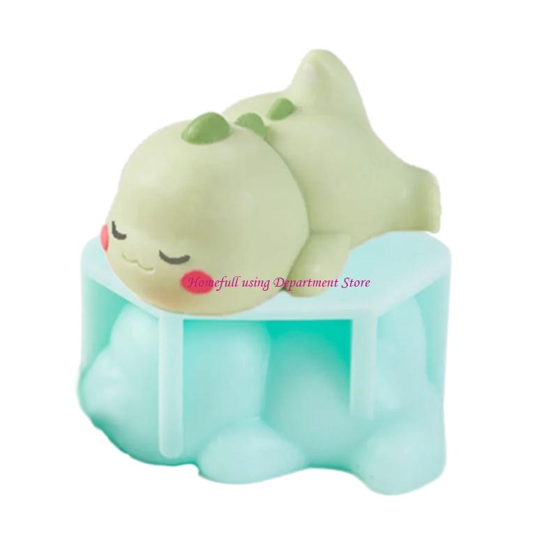Dinosaur Statue Silicone Chocolate Molds Cake Molds Fondant Molds Dinosaur Molds for Epoxy Resin Soap