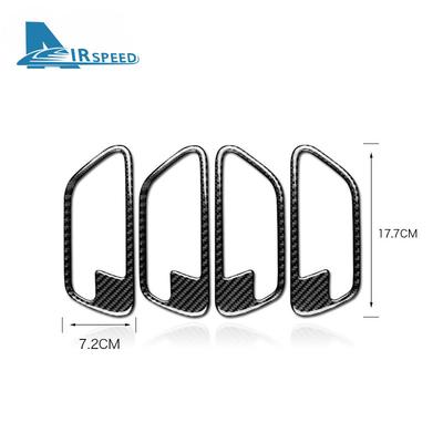 Real Soft Carbon Fiber For BMW 3 Series F30 F34 2013 2014 2015 2016 2017 2018 M3 F80 2014-2018 Car Door Handle Frame Sticker