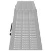 Folding Ramp 200 Kg Load Capacity Per Ramp Set of 2 Silver 186 X 23 X 4.5 Cm