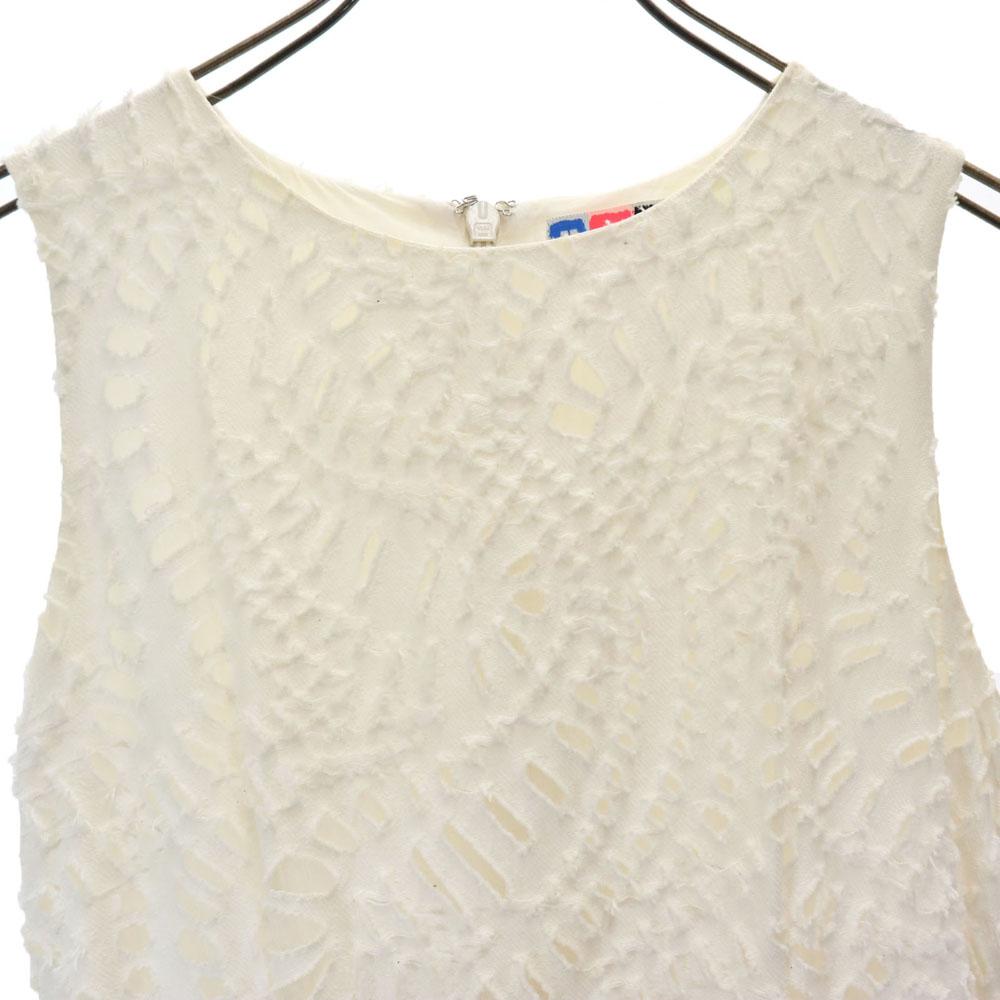 MSGM Made In Italy No Sleeve One Piece 38 Pink Back Zip Women Used