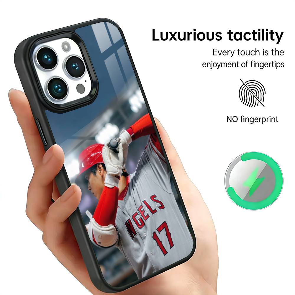 

Baseball player S-Shohei Ohtani Phone Case For iPhone17,16,15,14,13,12,11 Plus,Pro Max, New Magnetic Wireless Charging iPhone15PROMAX