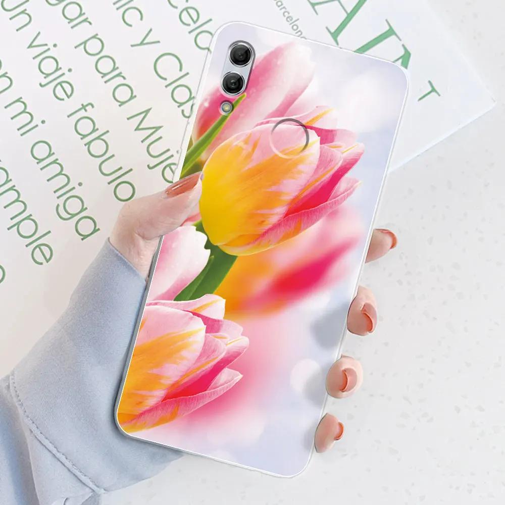 For Huawei Honor 8X Case Honor 8X Watercolor Marble Transparent Cases For Huawei Honor 8X Cover Honor8X Silicone Back Bumper