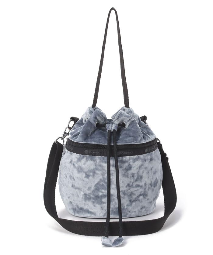

Официальная сумка через плечо DRAWSTRING BUCKET Velor Blue [LeSportsac] BAG/3870 Женская