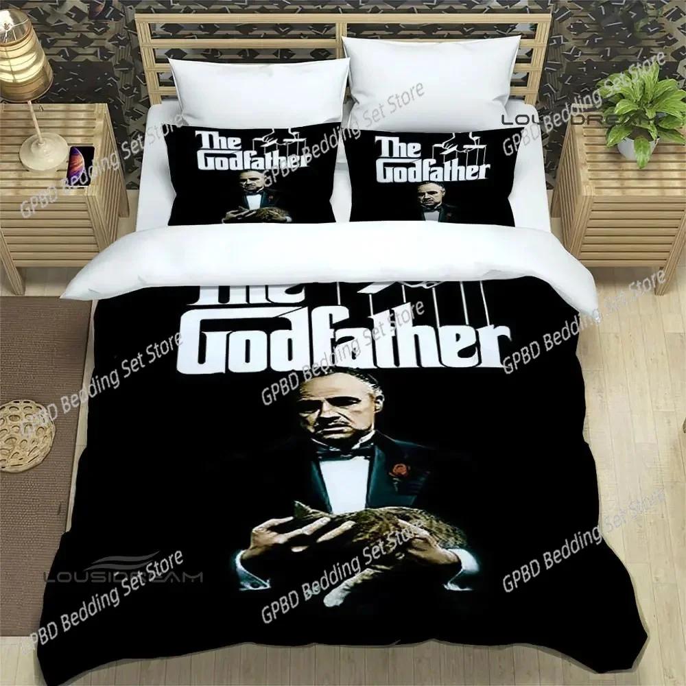 Comforter The Godfather Bedding Set 3D Printed Suitable For Bedroom Kids Home Textile