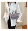 2024 New Personality Casual Fashion Small Square Bag Street Trend Pu Shoulder Crossbody Bag