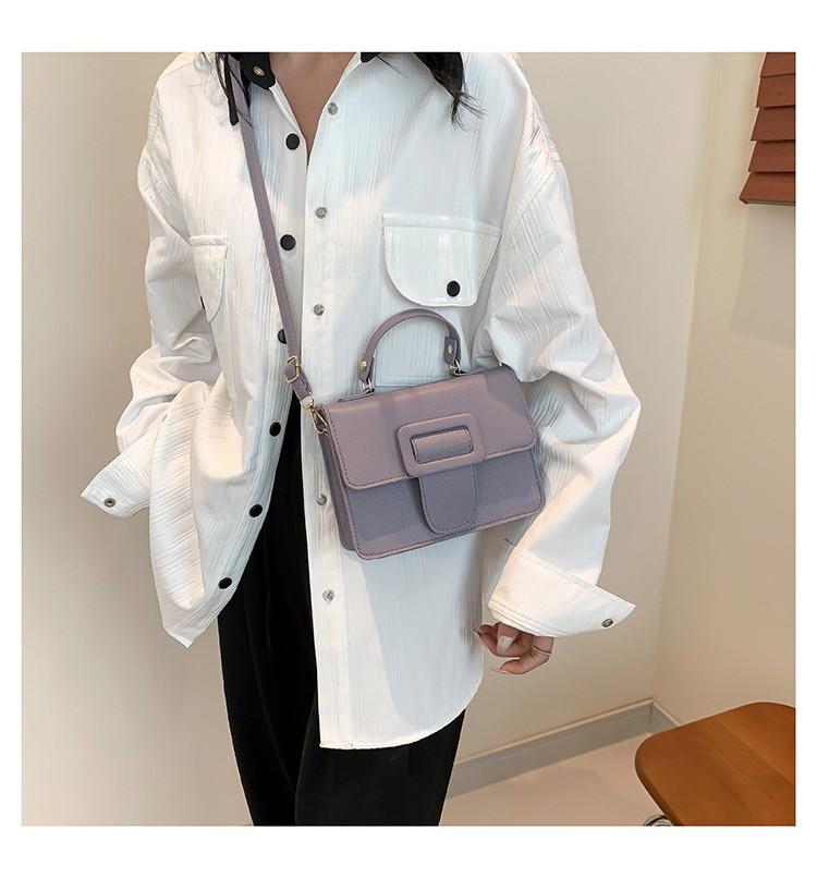 2024 New Personality Casual Fashion Small Square Bag Street Trend Pu Shoulder Crossbody Bag