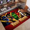 Custom Name Text Crystal Velvet Rug,LEGO Ninjago Soft Plush Decorative Non Slip Floor Carpet