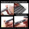 Universal Dust-proof Net for Mobile Phones and Tablets, 6-hole and 8-hole Dust-proof and Water-proof Speaker Holes, Dust-proof Net Sticker