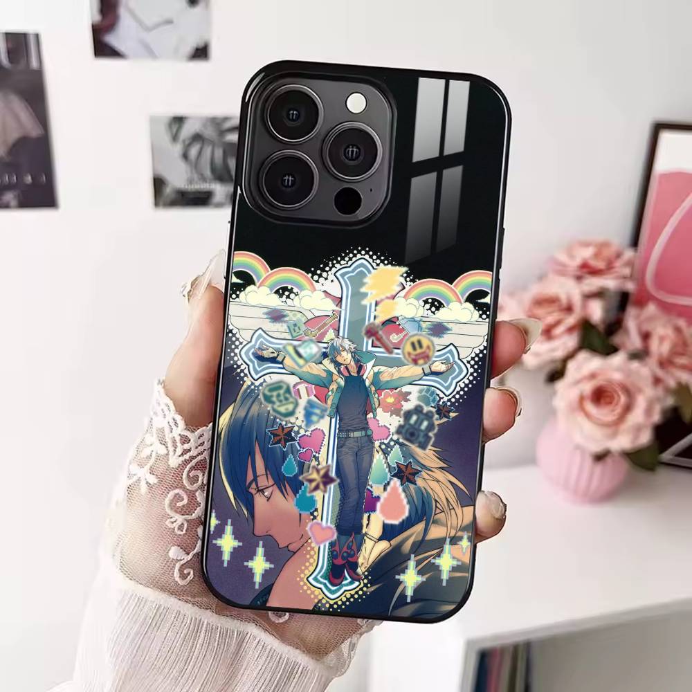 D-Dramatical Animer M-Murder Phone Case For iPhone 17 16 15 14 13 12  Pro Max Plus for Magsafe Mirror Wireless Magnetic Cover