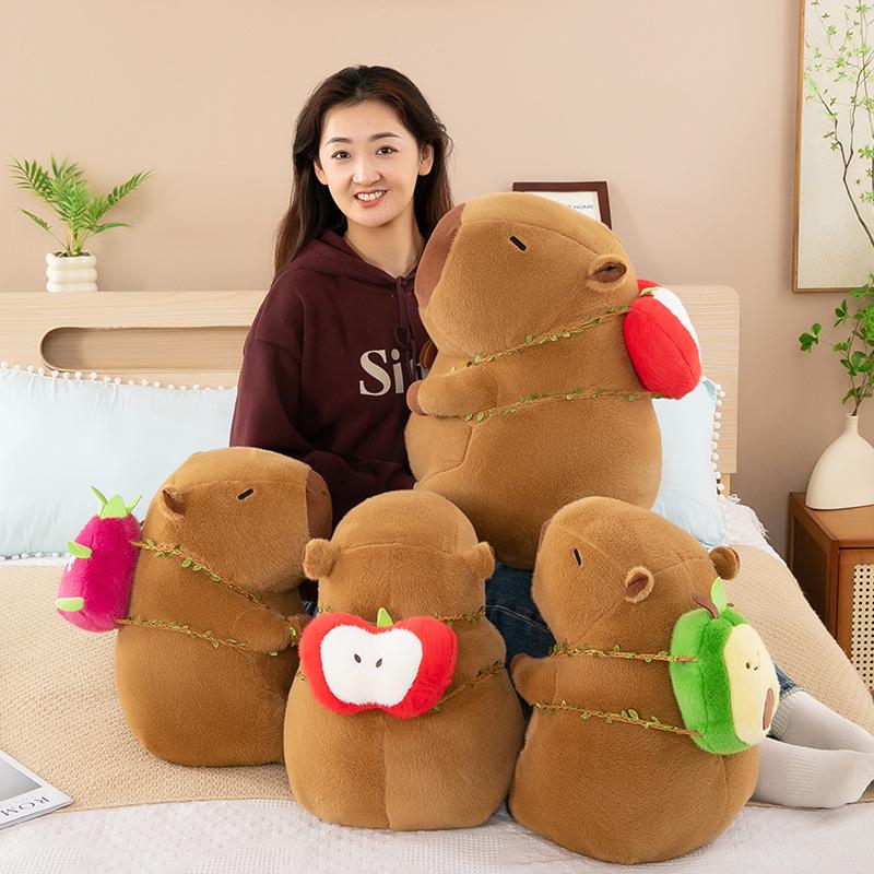 

Fruit Plush Capybara Pull String Toy 22cm, 0.22kg
