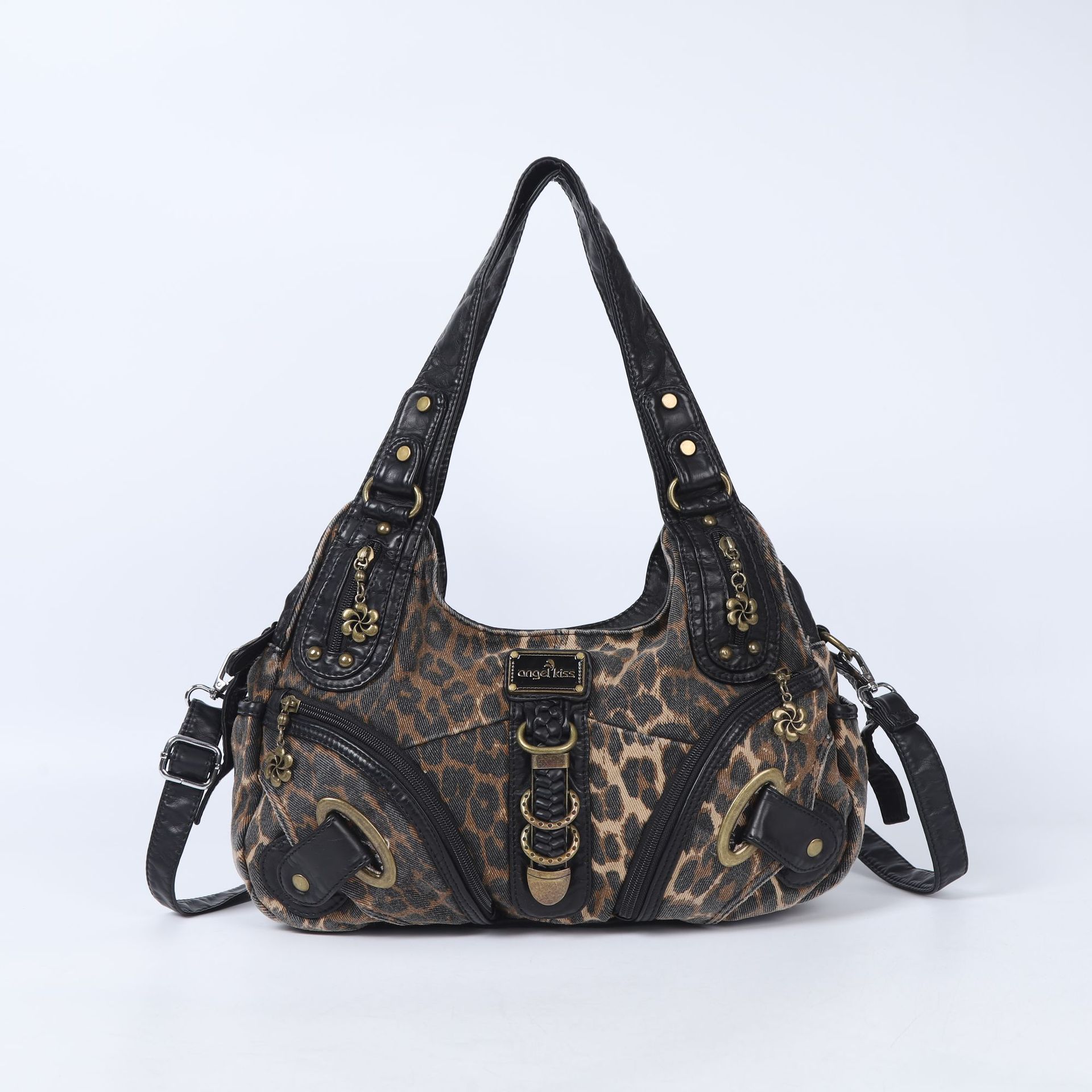 Women Handbags Leopard Bag Top-handle Handbag