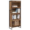 Bookshelf 60 x 30 x 155 cm Engineered Wood Reclaimed Wood Look