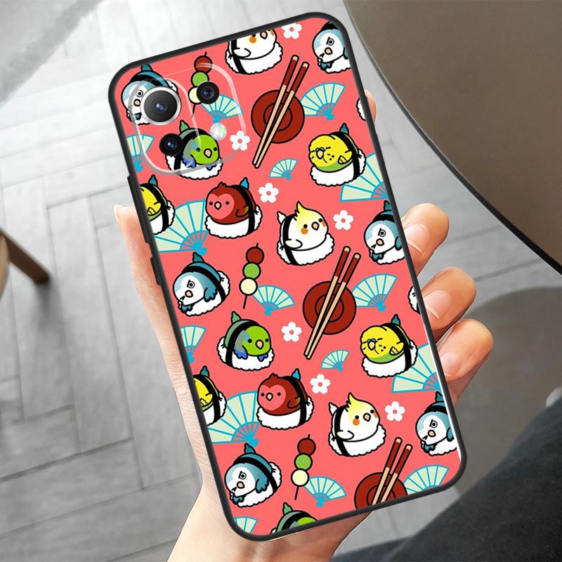 Food Sushi Case For Xiaomi 15 Ultra 13 14 Pro 11T 12T 13T 14T Pro POCO F7 F5 F6 X3 X5 X6 X7 Pro Cover