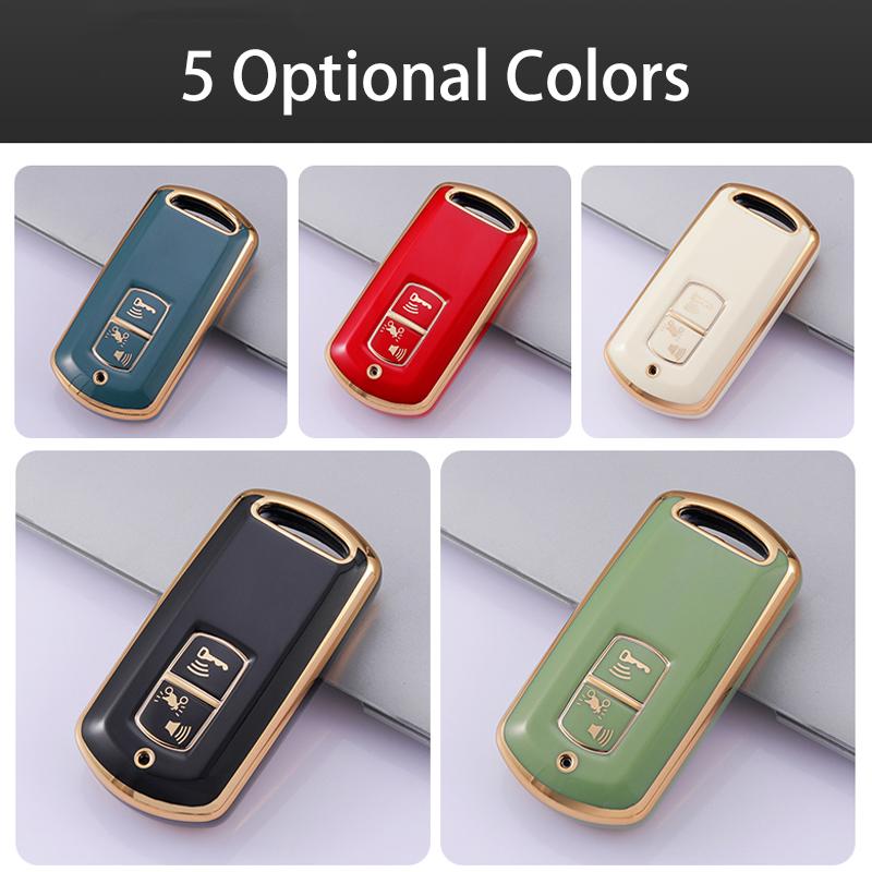 2 tlačítka Tpu Auto Motor Dálkový Kryt Klíče Pouzdro pro Honda PCX 150 VARIO SH125 Super Cub C125 Držák klíče Skútr Shell