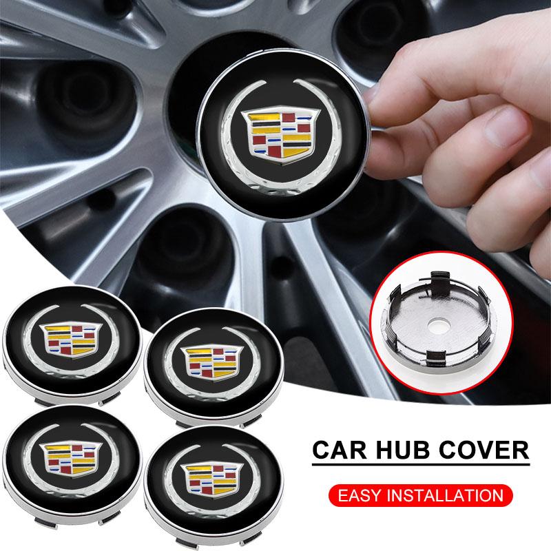 Car Wheel Center Cap Logo Hub Cover Badge Emblem For Cadillac CT5 CT6 CTS Seville ATS CT4 XTS Celestiq Ciel Escala SRX XT4 XT5 XT6 XLR ELR Elmiraj EXT