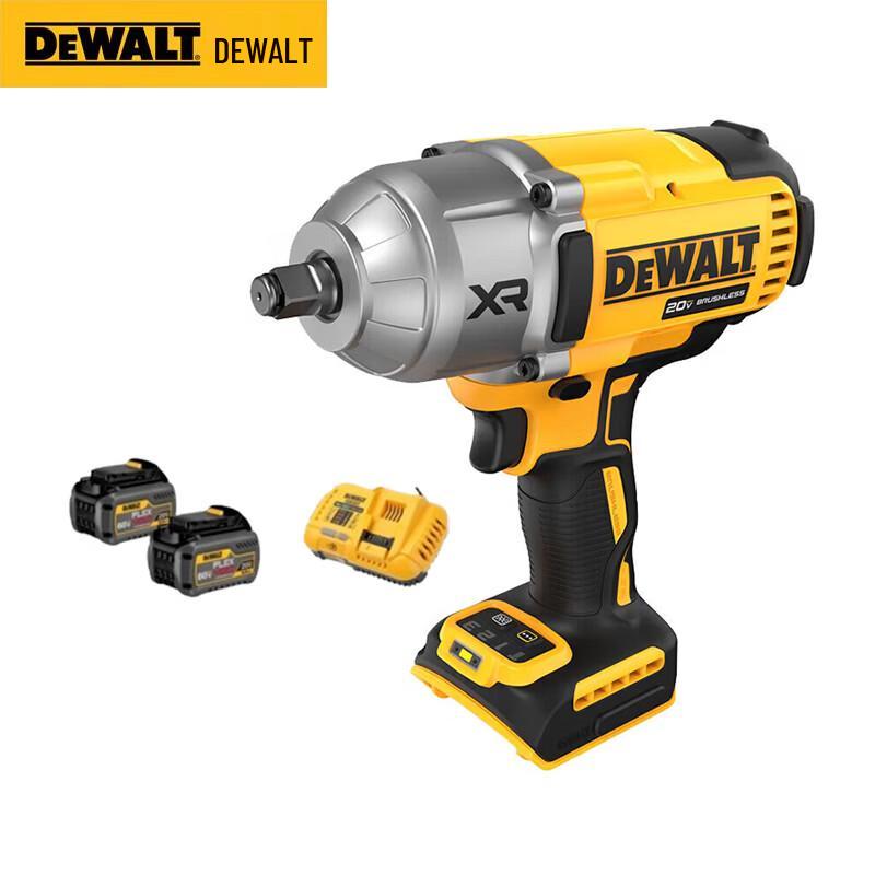 

DEWALT 20V MAX XR Безщітковий 1/2 дюйма. Набір ударних гайковертів з високим крутним моментом, штекер CN (адаптер в комплекті)