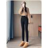 Women High Waist Thickened Fleece Thermal Leggings Outer Wear Winter Warm Pants
