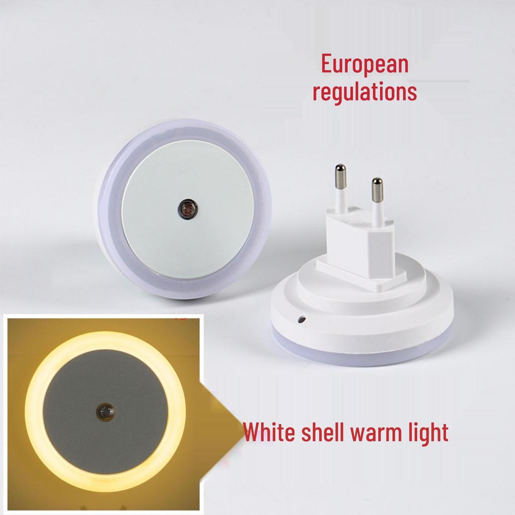 Smart LED Night Light with Dual Standard Socket and Energy-Saving Sensor