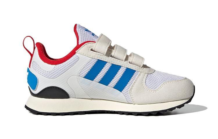 Adidas Originals ZX 700 Hd BP Abrasion Resistant Abrasion Resistant Low top Kids Lifestyle Shoes White Black FX5238