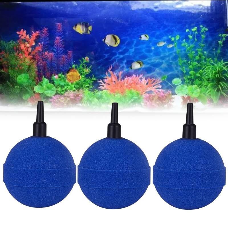Stone Air Pond Fish Tank Oxygen Pump Head Oxygenation Ceramic Material Blue