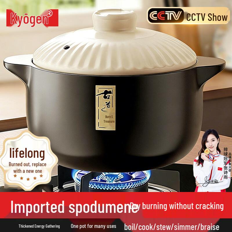 Durable Ceramic Clay Pot for Gas Stoves