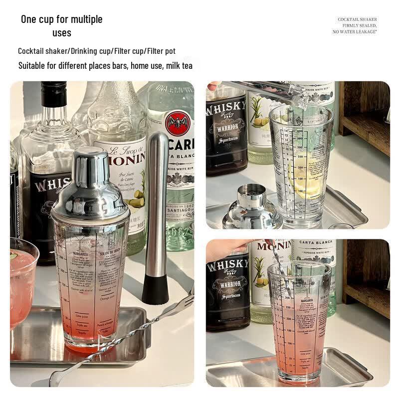 UOASO Bartending Cocktail Shaker Set