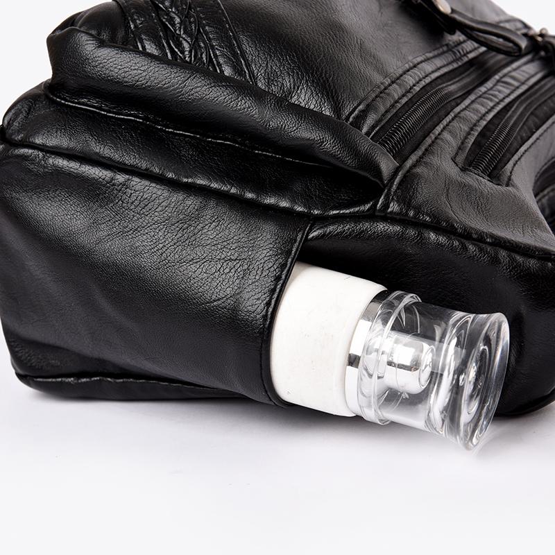 Dameveske Mor Crossbody-veske Stor kapasitet Flerroms Skulderveske