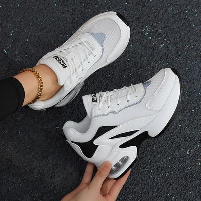 Spring New Cushioning Air Cushion Platform Women's Shoes Versatile Comfortable Casual Shoes Women's Large Size Sports Shoes