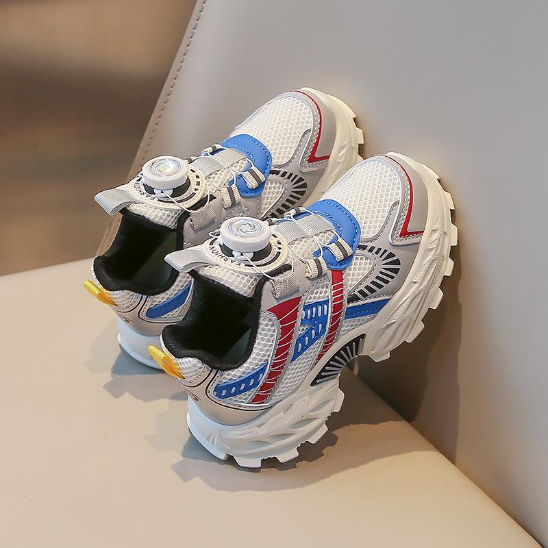 Children's Mesh Sneakers 2025 Spring and Autumn New Boys Breathable Running Shoes Girls Fashion Casual Dad Shoes Trend