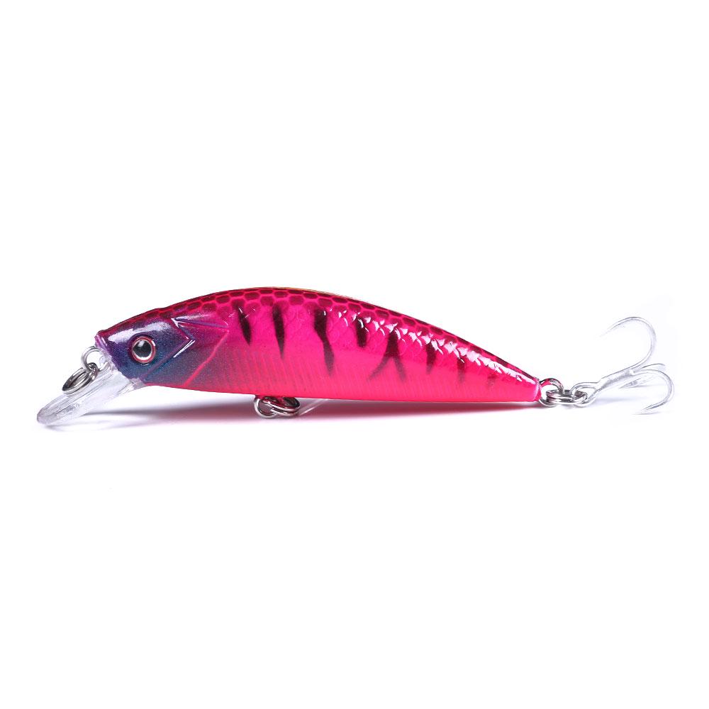 Fishing Wobbler Hengjia 1pcs 6cm 6g Sinking Diving Minnow Crankbait Lure Artificial Hard Bait with Sharp Treble Hook